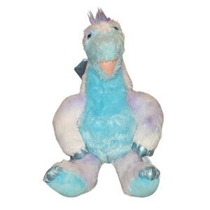 Build A Bear 18" Pastel Purple & Blue Stegosaurus Dinosaur Plush